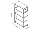 Betzold Flexwall Offenes Regal 4 OH