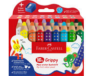 FABER CASTELL Buntstifte Grippy mit Spitzer 2