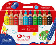 FABER CASTELL Buntstifte Grippy mit Spitzer 3
