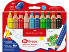FABER CASTELL Buntstifte Grippy mit Spitzer