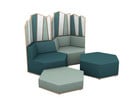 Betzold Sechseck Lounge Set 6