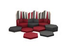 Betzold Sechseck Lounge Set 10