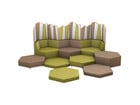 Betzold Sechseck Lounge Set 10