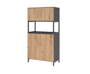 Betzold Flexwall Kombischrank 4 OH 1 offenes Fach 2