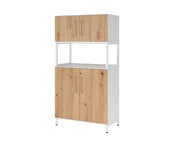 Betzold Flexwall Kombischrank 4 OH 1 offenes Fach 5