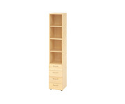 Betzold Advanced Kombischrank schmal 6 OH 4 Schübe 2