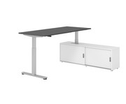 Betzold Schreibtisch Comfort mit Sideboard elektrisch höhenverstellbar 5