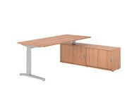 Betzold Schreibtisch VXB mit Sideboard höhenverstellbar 2