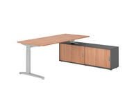 Betzold Schreibtisch VXB mit Sideboard höhenverstellbar 6