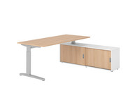 Betzold Schreibtisch VXB mit Sideboard höhenverstellbar 7