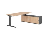 Betzold Schreibtisch VXB mit Sideboard höhenverstellbar 7
