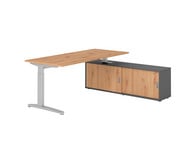 Betzold Schreibtisch VXB mit Sideboard höhenverstellbar 2