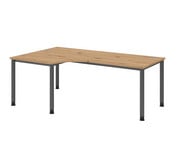 Betzold Eckschreibtisch Eco höhenverstellbar 200 x 120 cm 1