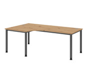 Betzold Eckschreibtisch VHS höhenverstellbar 200 x 120 cm 6