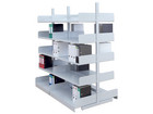 VIVAX Systemregal doppelseitiges Anbaufeld 200 x 75 cm