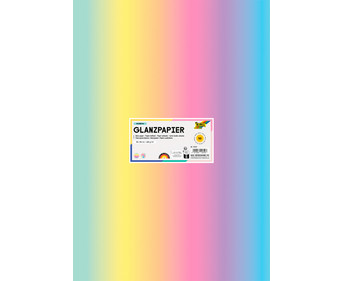 folia Glanzpapier Rainbow 100 g/m² 50 Blatt