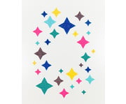 folia Glitterkarton Block 300 g/m² 24 x 34 cm 6 Farben 4