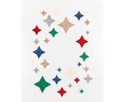 folia Glitterkarton Block 300 g/m² 24 x 34 cm 6 Farben 6