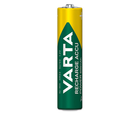 VARTA Rechargeable Akku Micro AAA 4 Stueck