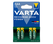 VARTA Rechargeable Akku Micro AAA 4 Stück 2