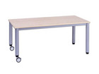 FlexMax Rechtecktisch 140 x 70 cm Höhe: 70 cm