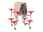 Tisch Sitz Kombination oval 8 Hocker