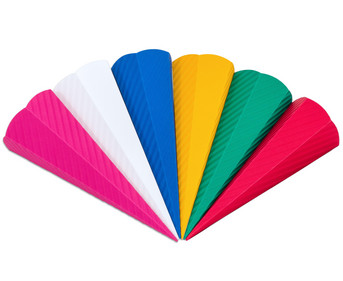 folia 3 D Wellpappe Schultüten 20er Set bunt