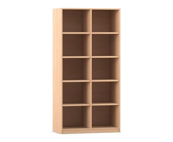 Flexeo® Bibliotheksregal 10 Fächer hoch Breite 94 4 cm
