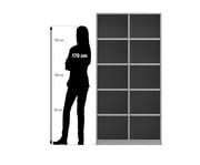 Flexeo® Bibliotheksregal 10 Fächer hoch Breite 94 4 cm 2