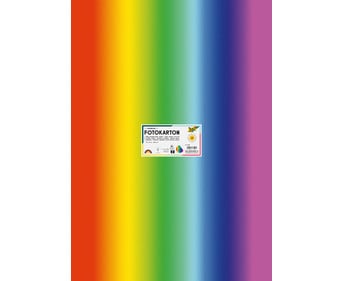folia Regenbogen Fotokarton 300 g/m² 50 x 70 cm 10 Bogen