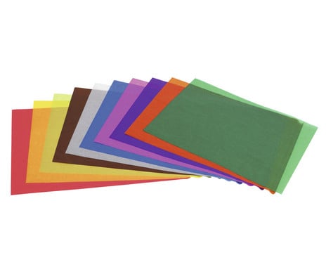 folia Transparentpapier 42 g/m² 50 x 70 cm 100 Bogen 10 Farben