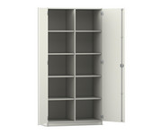 Flexeo® Schrank 10 Fächer Mittelwand 2 Türen Breite 94 4 cm 1