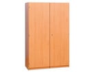Flexeo® Schrank 10 Fächer Mittelwand 2 Türen Breite 126 4 cm