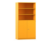 Flexeo® Schrank 9 große Boxen 4 Fächer 2 Halbtüren 7