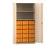 Flexeo® Schrank 15 große Boxen 2 Fächer 2 Türen 6