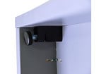 Flexeo® Drehtüren Schrank 3 Fächer = 3 Ordnerhöhen