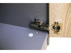 Flexeo® Drehtüren Schrank 3 Fächer = 3 Ordnerhöhen