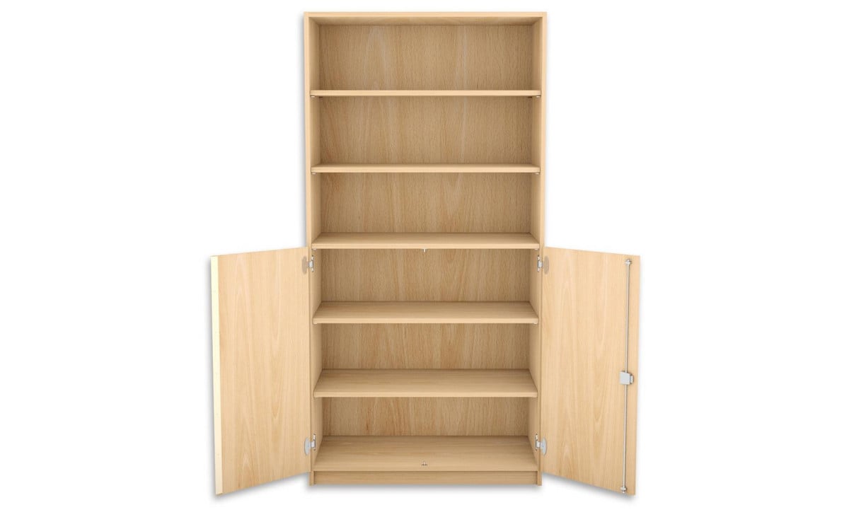 Flexeo® Schrank, 6 Fächer, 2 Halbtüren, Breite 94,4 cm