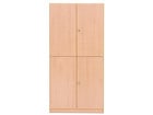 Flexeo® Schrank 6 Fächer 4 Halbtüren Breite 94 4 cm