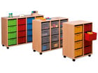 Flexeo® Regal 2 Reihen 8 große Boxen