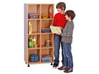 Flexeo® Regal 2 Reihen 8 Fächer mittelhoch Breite 66 5 cm