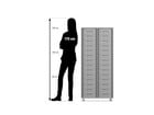 Flexeo® Regal 2 Reihen 28 kleine Boxen