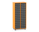 Flexeo® Regal 2 Reihen 28 kleine Boxen 7