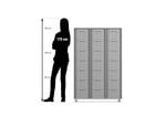 Flexeo® Regal 3 Reihen 21 große Boxen