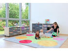 Flexeo® Regal 3 Reihen 9 große Boxen