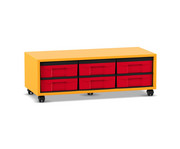 Flexeo® Regal 3 Reihen 6 kleine Boxen 5