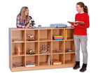 Flexeo® Regal 5 Reihen 15 Fächer