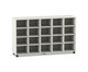 Flexeo® Regal 5 Reihen 20 Fächer 6