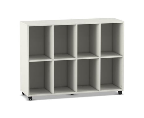 Flexeo® Regal 4 Reihen 8 Fächer