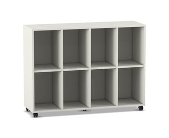 Flexeo® Regal 4 Reihen 8 Fächer